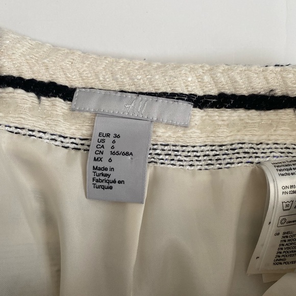 H&M Striped Skirt Sz 6 - Picture 3 of 5